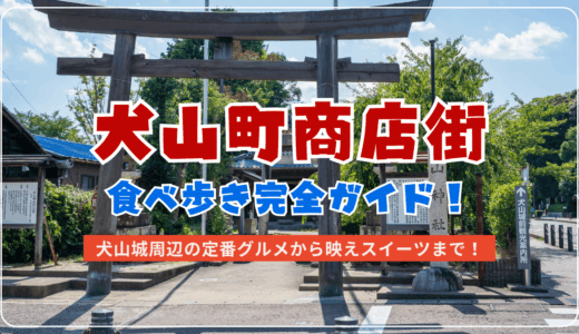 犬山町商店街のマップ付き食べ歩き完全ガイド！犬山城周辺の定番グルメから映えスイーツまで紹介