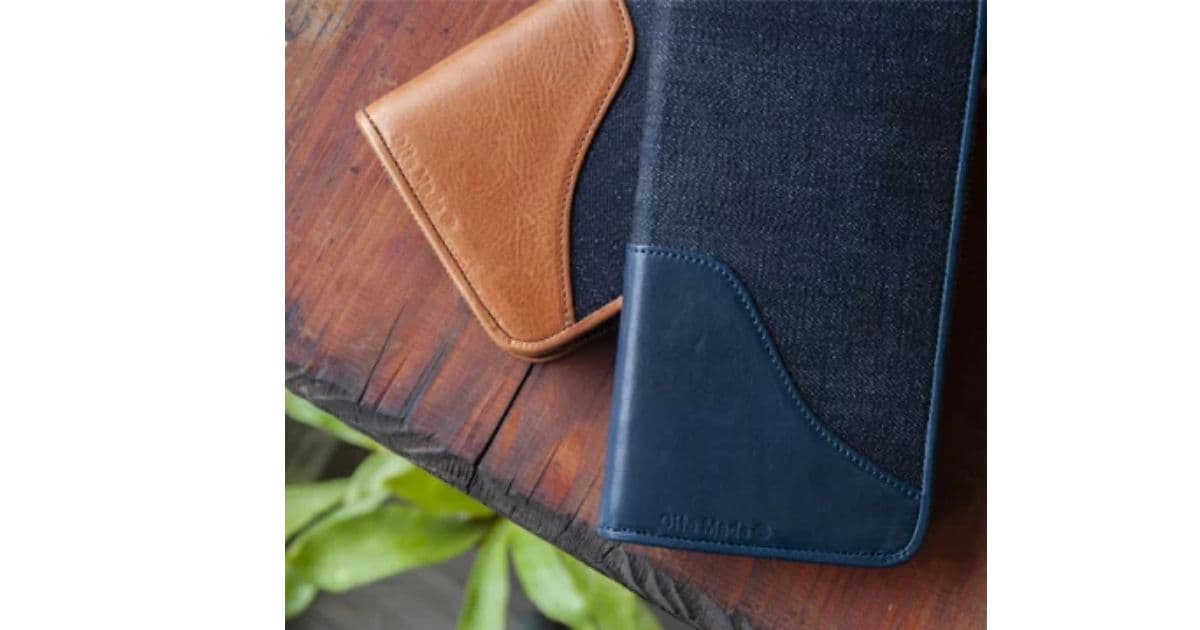 キリカブ デニム×レザー 財布
