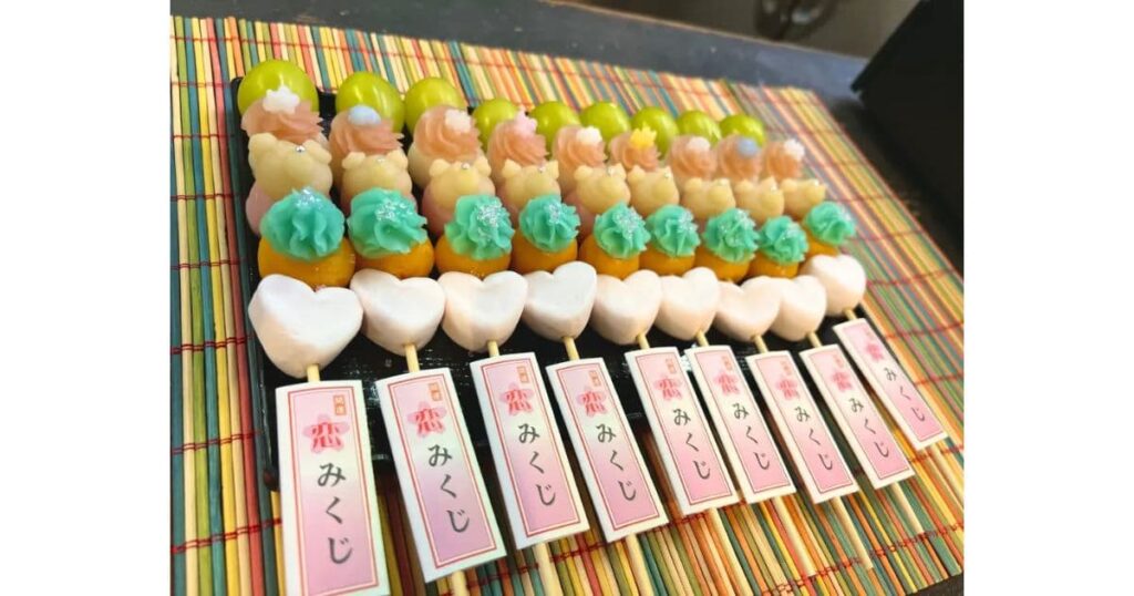 おざきや 美観地区店（恋みくじ団子）