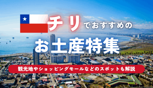 チリでおすすめのお土産特集🇨🇱ばらまきお菓子や食べ物、有名雑貨などを紹介