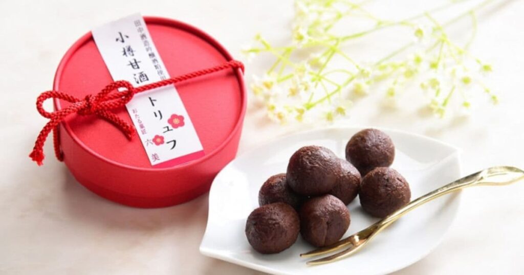 小樽甘酒トリュフチョコ(六美)
