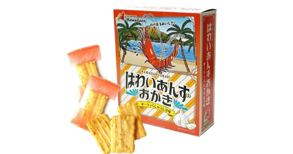 ハワイアンズ おかき ガーリックシュリンプ味
