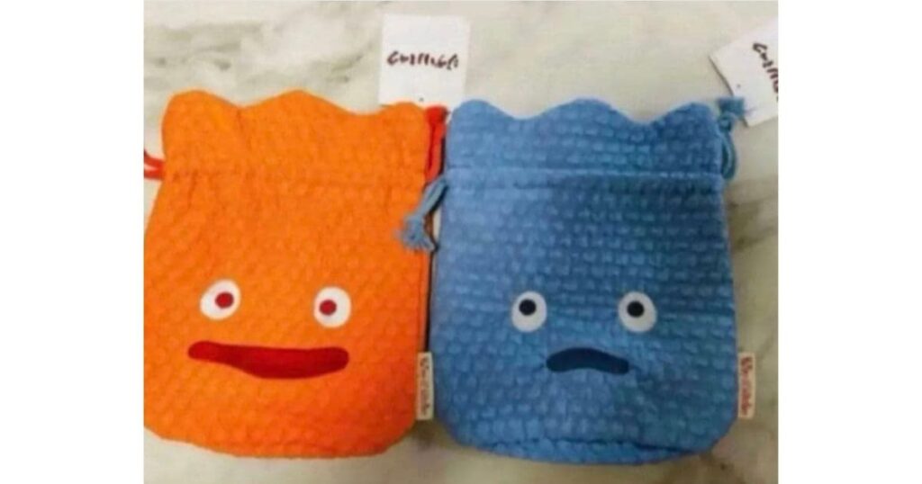 巾着ポーチ(カルシファー)