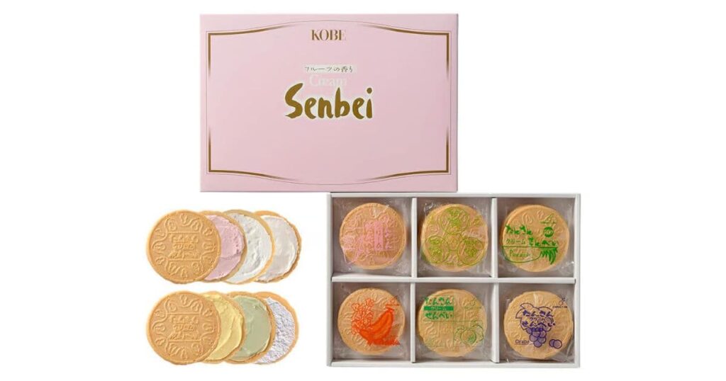 有馬せんべい本舗のフルーツの香りせんべい