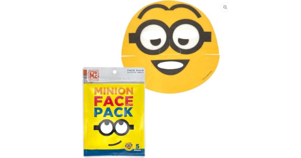 ミニオン フェイスパック