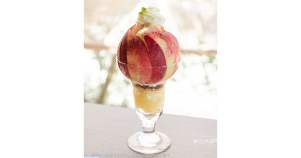 桃の農家カフェラぺスカ（山梨市）